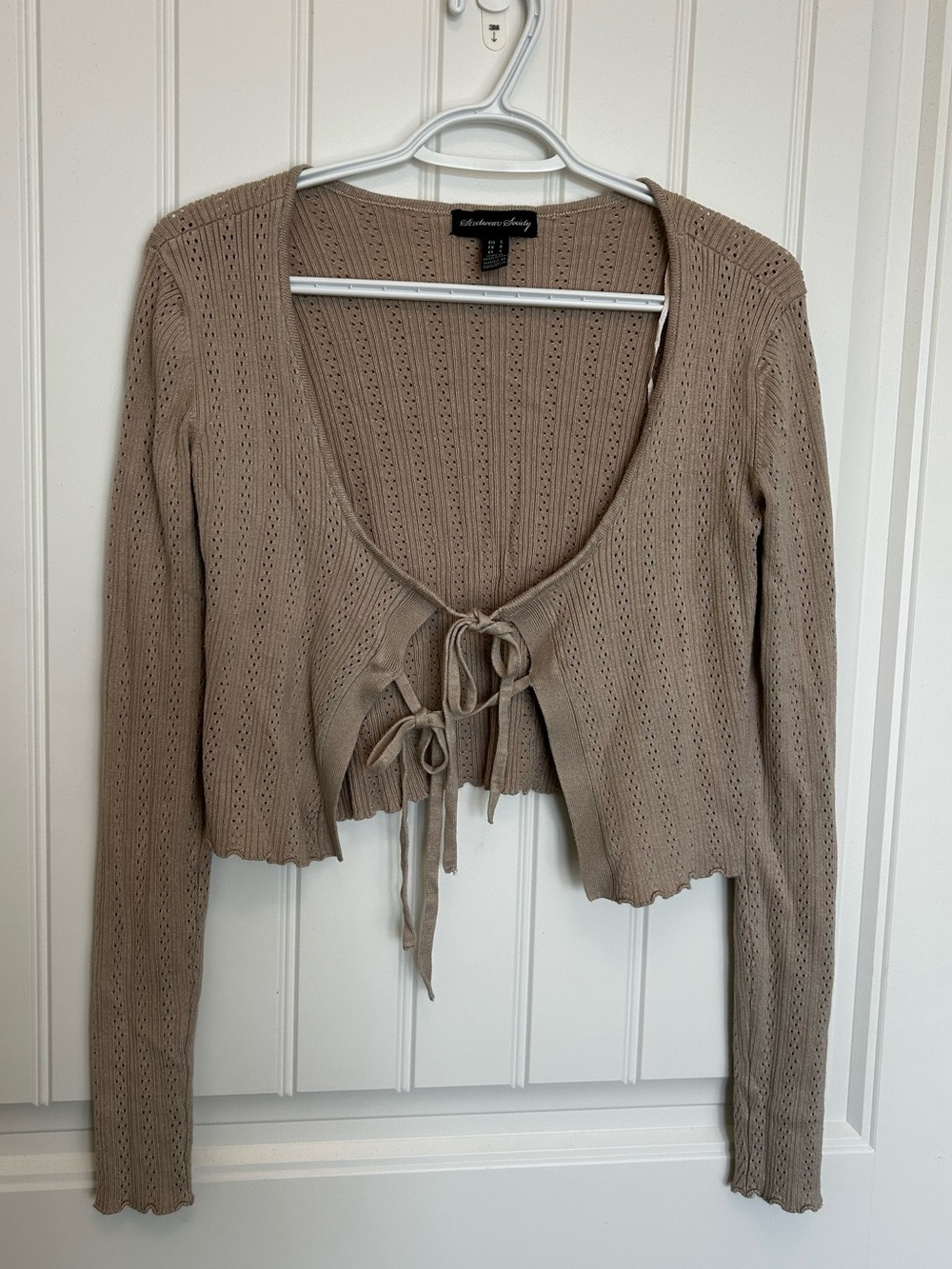 Women’s Front Tie Cardigan for Dress Whimsy Boho Cottage